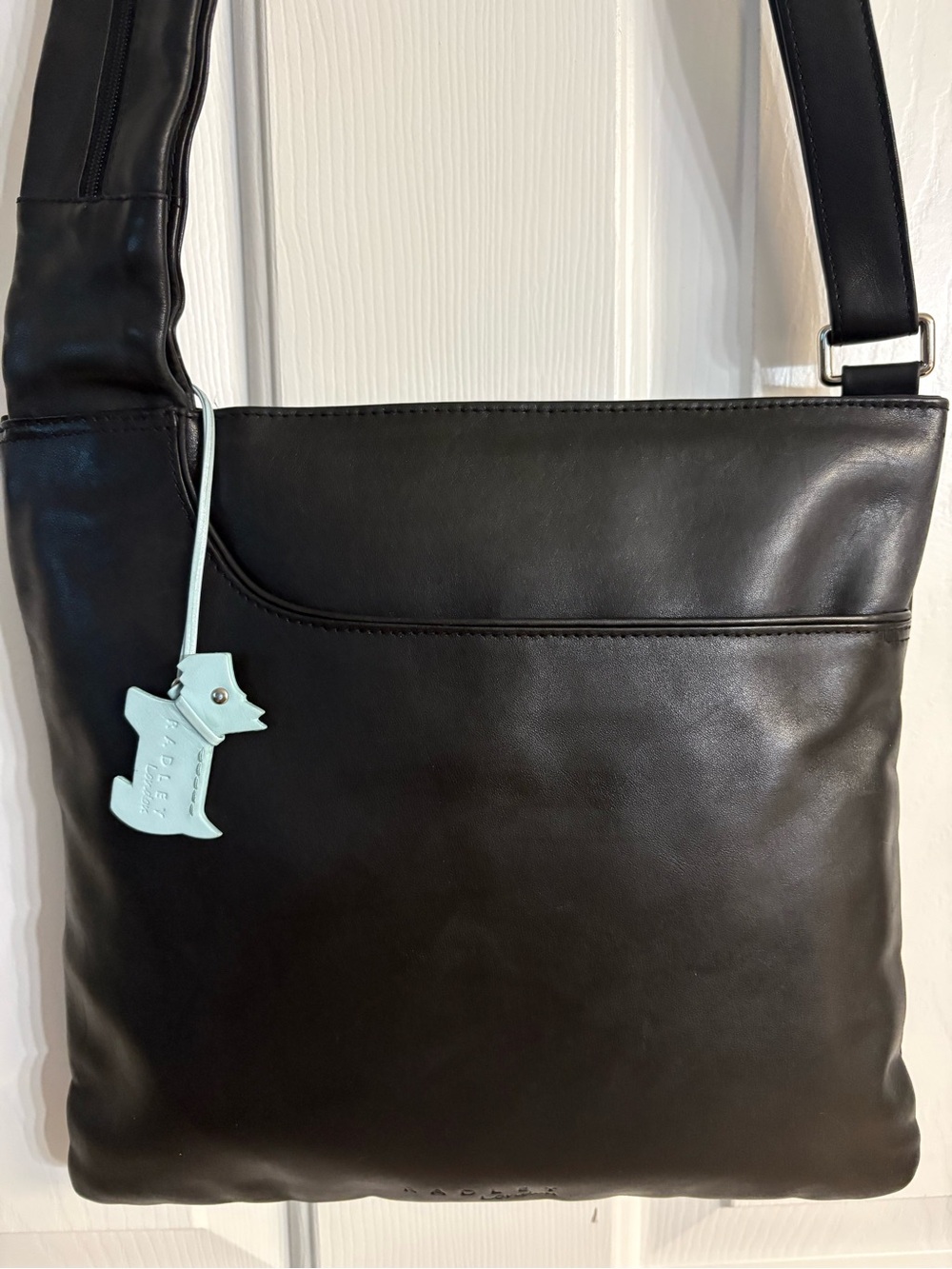 RADLEY LONDON “Classic Pockets” Leather Crossbody Bag with Matching Coin Purse